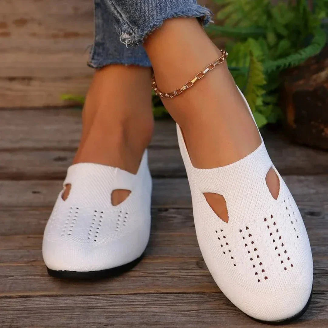 Carla Mocassins Orthopédiques En Tricot Respirants Sans Lacets Confort Toute La Journée