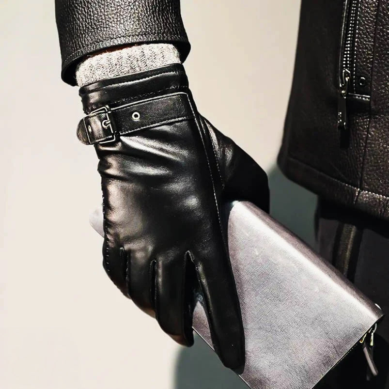 Gants Cavallo En Cuir Plein Grain Timeless Pour Homme Conduite Et Vie Quotidienne En Hiver Durable