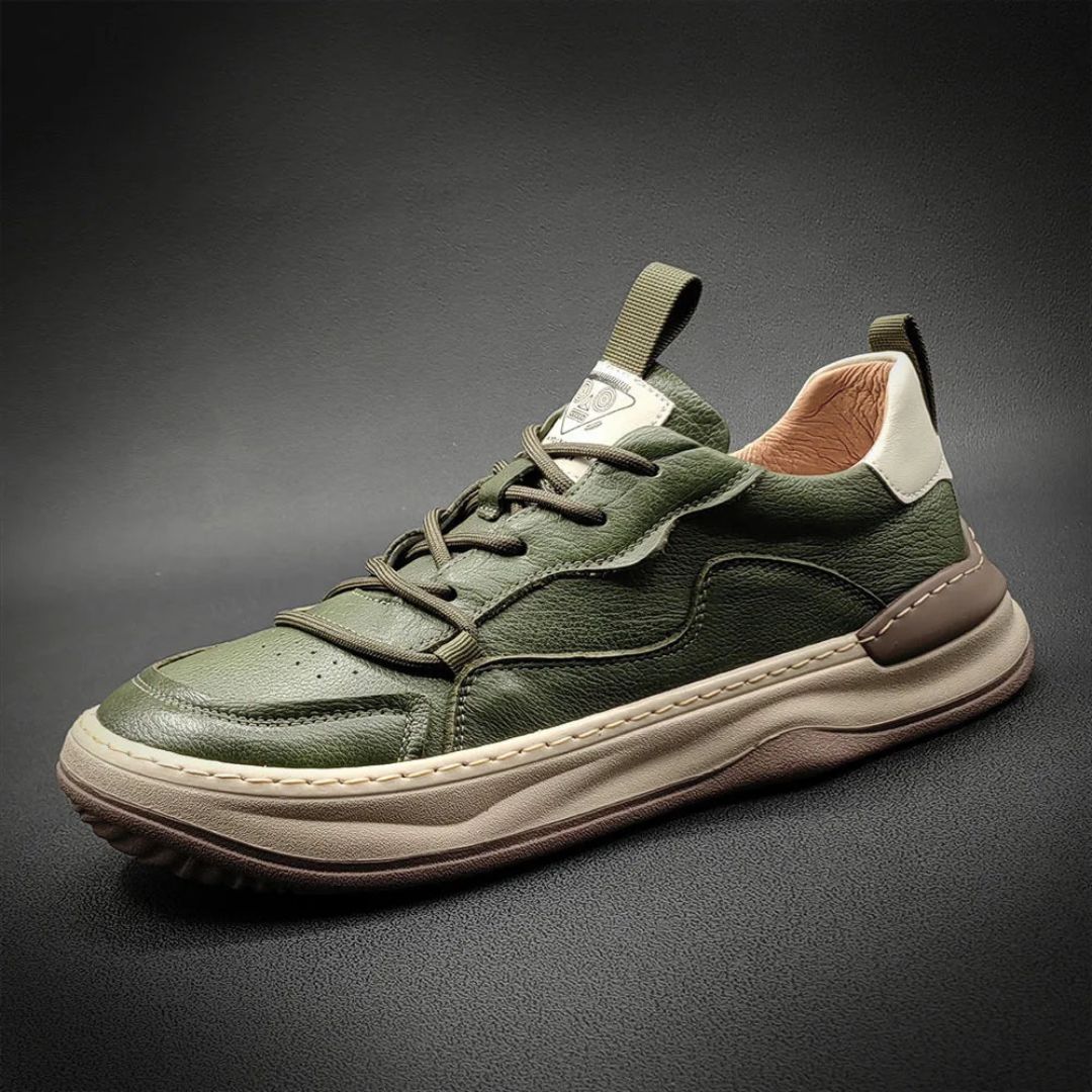 Baskets Charlie En Cuir De Vache Italien Premium Pour Confort Durable Et Style Polyvalent