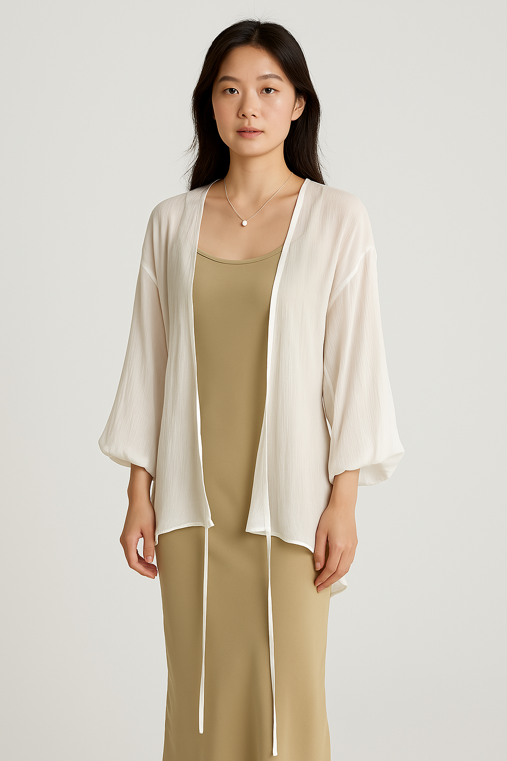 Cardigan Femme Léger Respirant Coupe Décontractée Ouverture Manches Longues Pour Robes Et Jeans