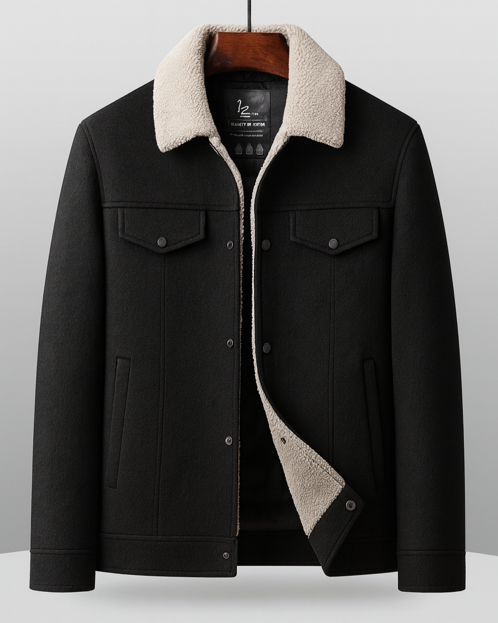 Veste Rhode En Laine Sherpa Avec Doublure En Duvet Pour Isolation Légère Et Confortable