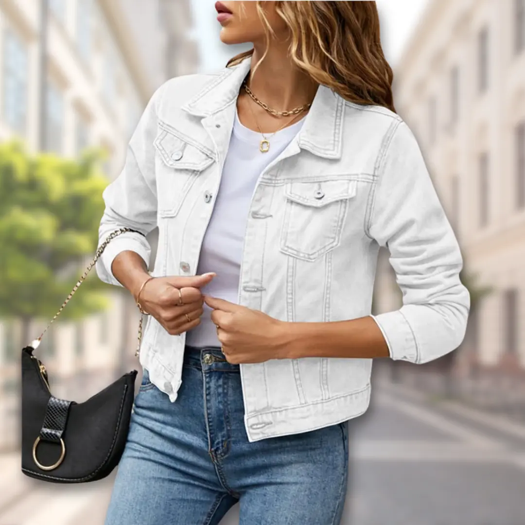 Veste Boutonnée Chic Pour Femme Élégante Et Polyvalente Pour Toutes Occasions Quotidiennes
