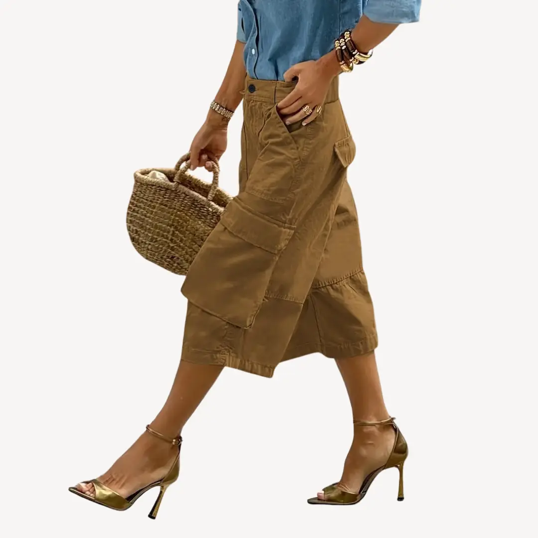 Amawinc Pantalon Cargo Chic Pour Femmes Confortable Et Polyvalent Pour Travail Et Loisirs