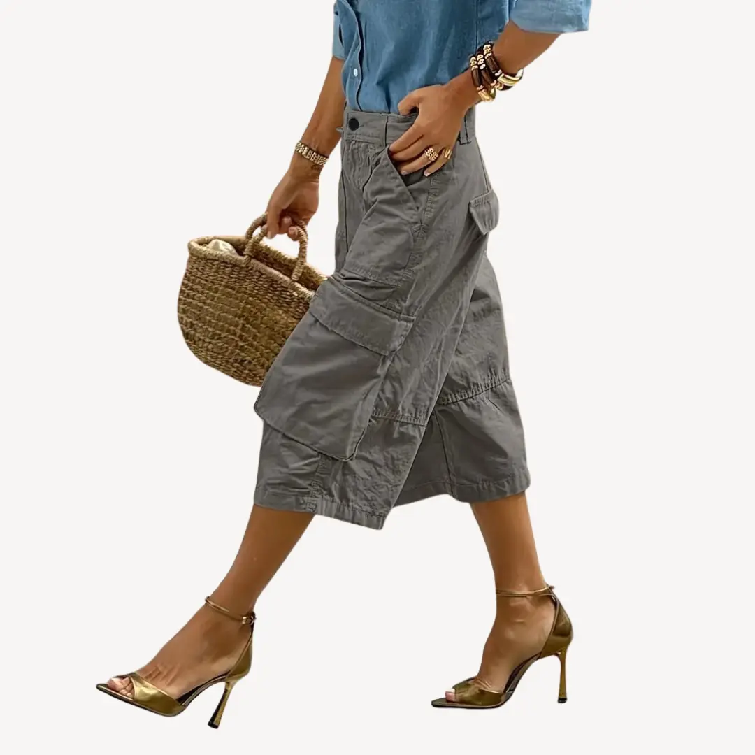Amawinc Pantalon Cargo Chic Pour Femmes Confortable Et Polyvalent Pour Travail Et Loisirs