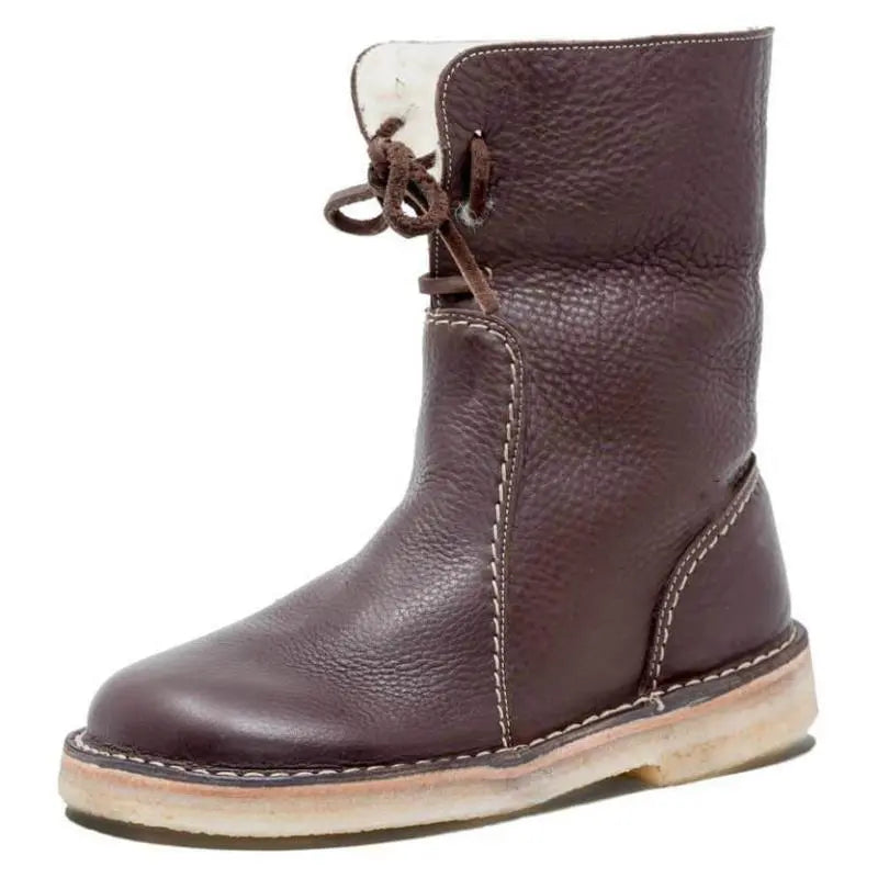 Bottes Imperméables Noires Pour Femmes Confortables Et Chaudes Pour L Hiver Avec Doublure Coton Et Semelle Caoutchouc