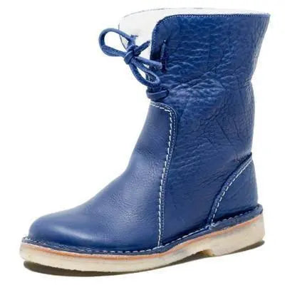 Bottes Imperméables Noires Pour Femmes Confortables Et Chaudes Pour L Hiver Avec Doublure Coton Et Semelle Caoutchouc