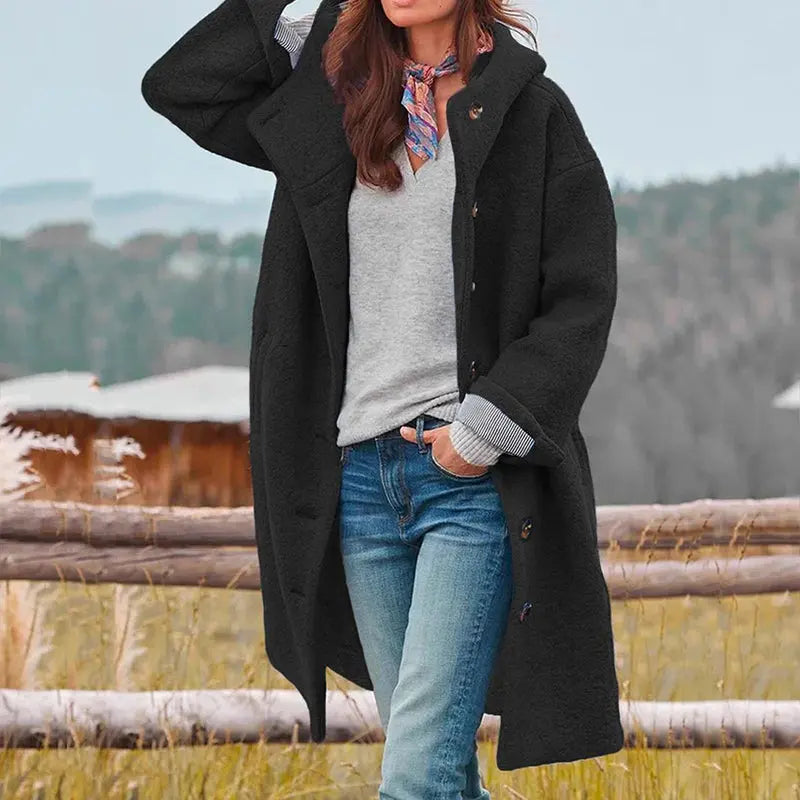 Manteau Chaud Décontracté Pour Femmes Confort Et Élégance Pour Temps Froid En Ville