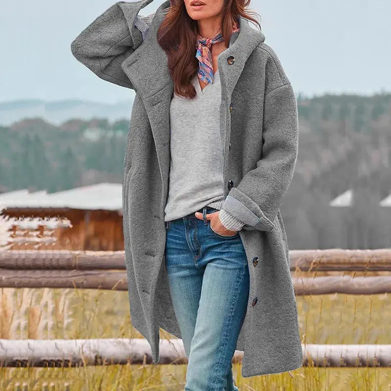 Manteau Chaud Décontracté Pour Femmes Confort Et Élégance Pour Temps Froid En Ville