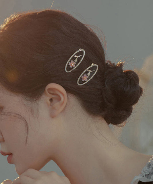 Épingle à cheveux en résine et alliage noir de style chinois - Amawinc