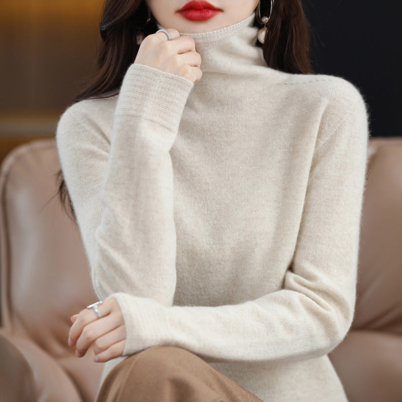 Chloé Pull En Laine Glamour Montclair Col Roulé Élégant Couleurs Riches Pour Femme