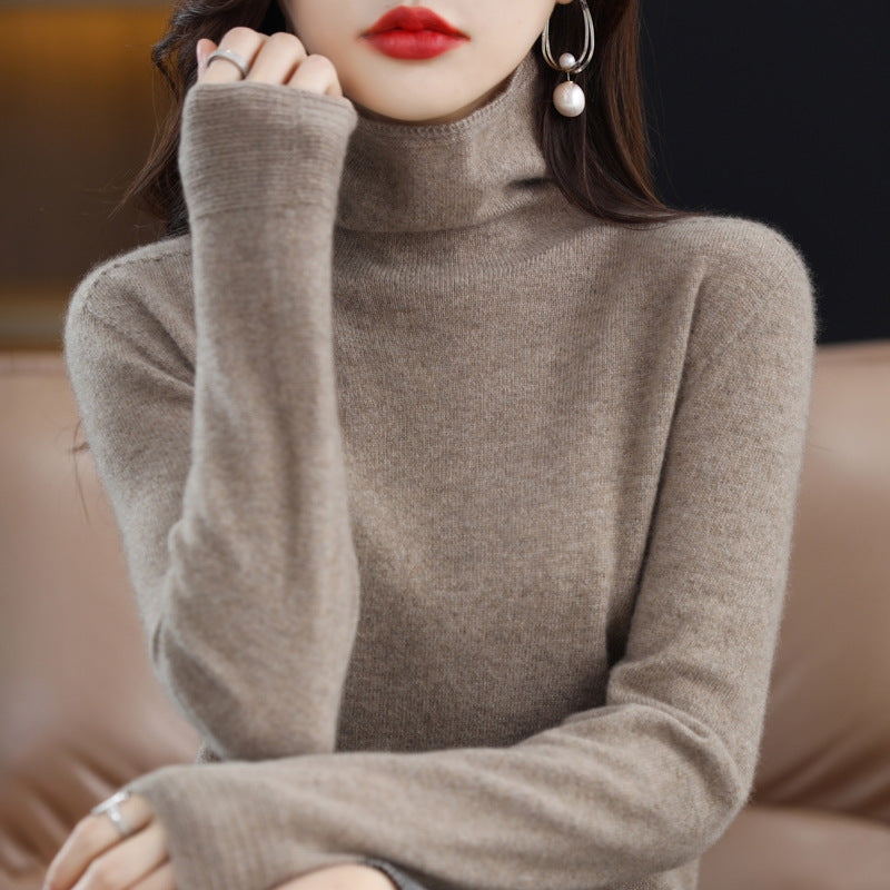 Chloé Pull En Laine Glamour Montclair Col Roulé Élégant Couleurs Riches Pour Femme
