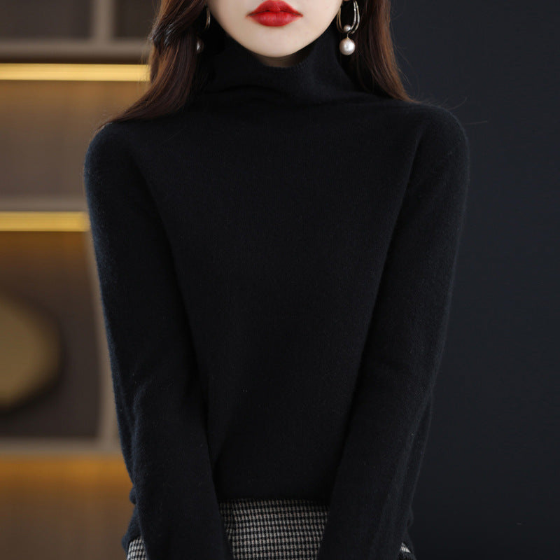 Chloé Pull En Laine Glamour Montclair Col Roulé Élégant Couleurs Riches Pour Femme