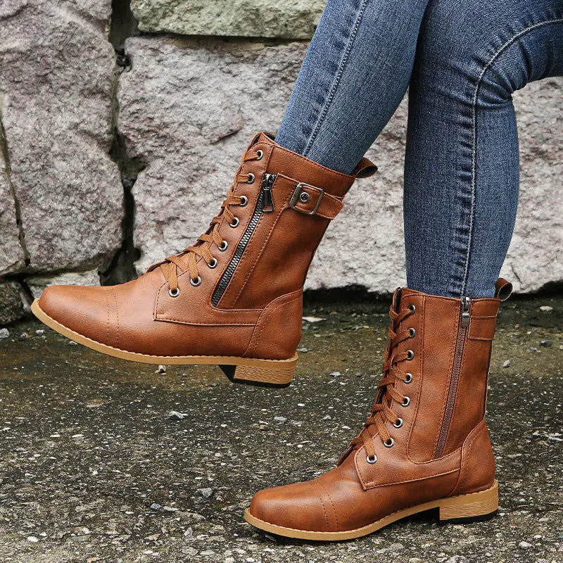 Amawinc Bottines Noires À Lacets Pour Femme Classiques Confort Toute Journée Élégance Intemporelle