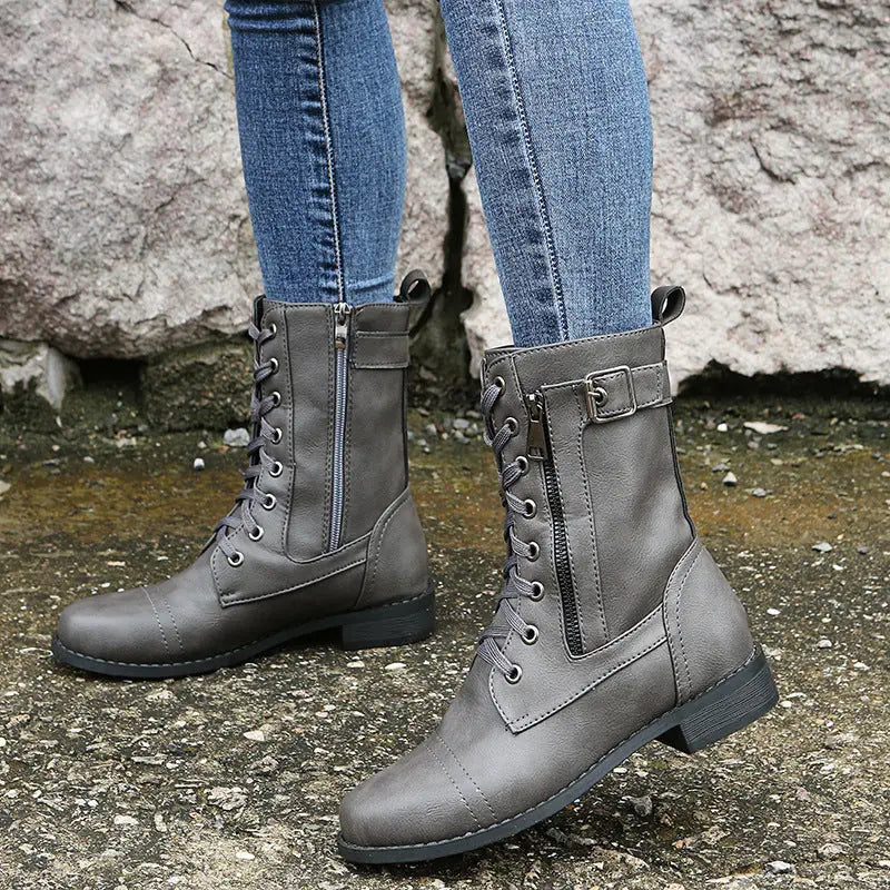 Amawinc Bottines Noires À Lacets Pour Femme Classiques Confort Toute Journée Élégance Intemporelle