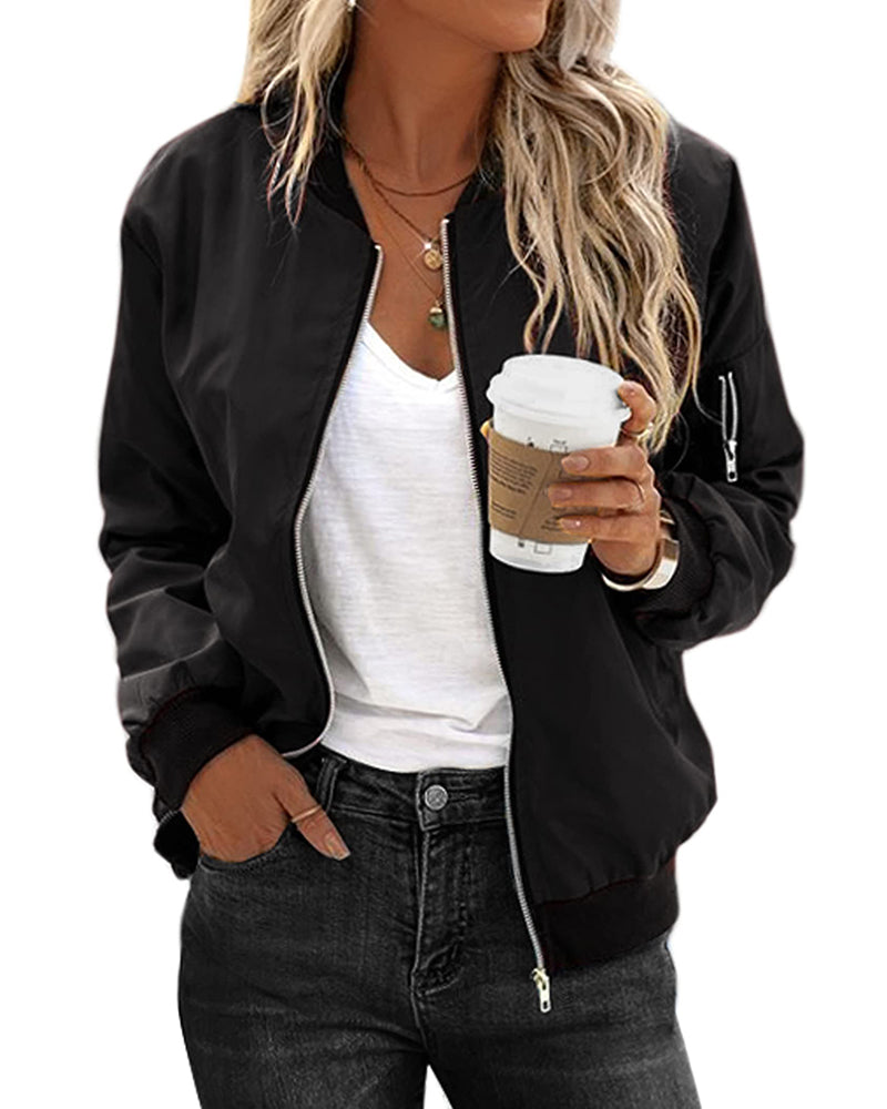 Avelena: lockere Bomberjacke im Streetwear-Stil