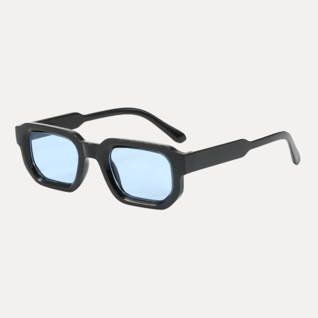 Lunettes De Soleil Rectangulaires Classiques Unisexe UV400 Protection Luxe Moderne Retro