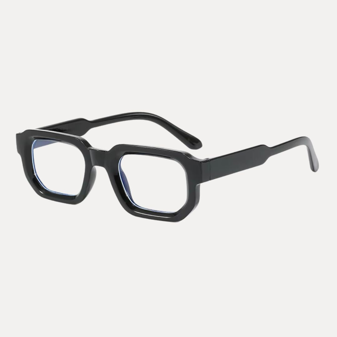 Lunettes De Soleil Rectangulaires Classiques Unisexe UV400 Protection Luxe Moderne Retro