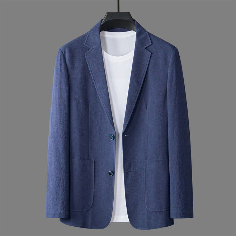 Blazer en Lin Léger Coastal Ease Amawinc pour Jours Chauds Élégance Décontractée