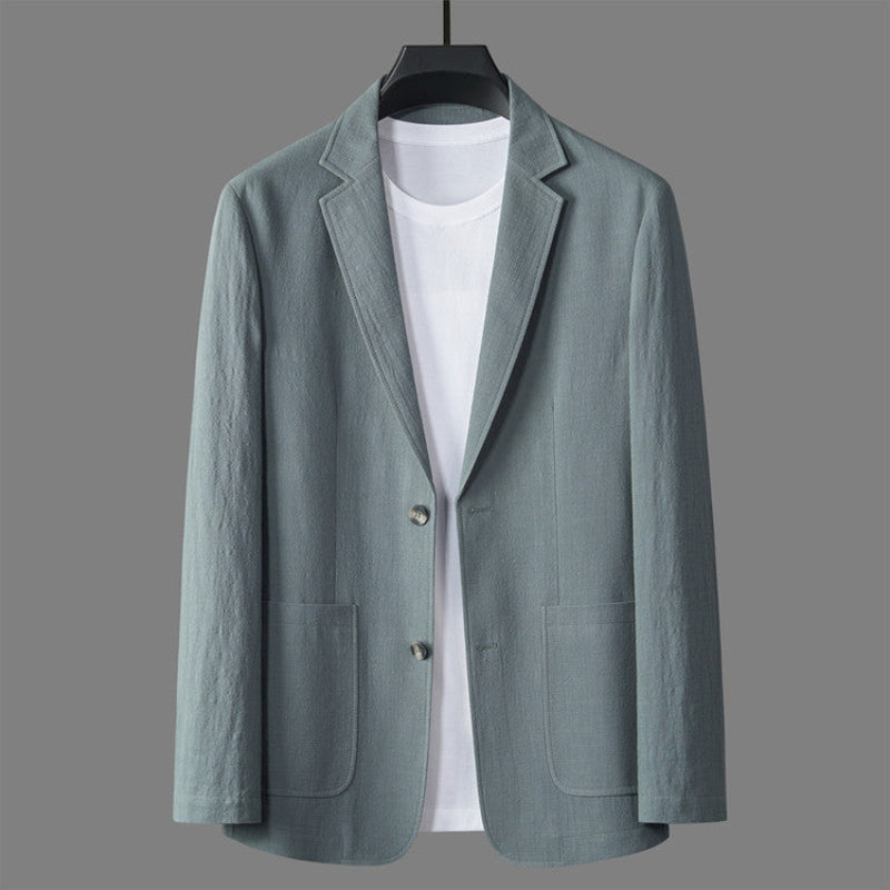 Blazer en Lin Léger Coastal Ease Amawinc pour Jours Chauds Élégance Décontractée
