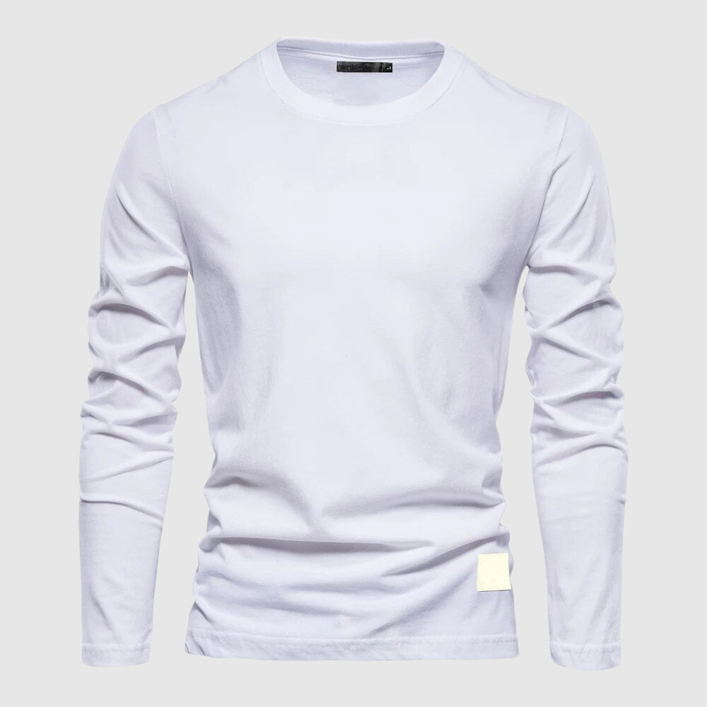 Chemise Cottone Classico en Coton Premium par Alessandro Veneti Manches Longues Taille Classique