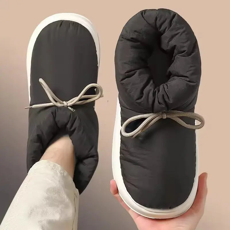 Chaussons Montants Pour Femme Chauds Et Confortables Avec Doublure En Fausse Laine Et Semelle EVA Léger