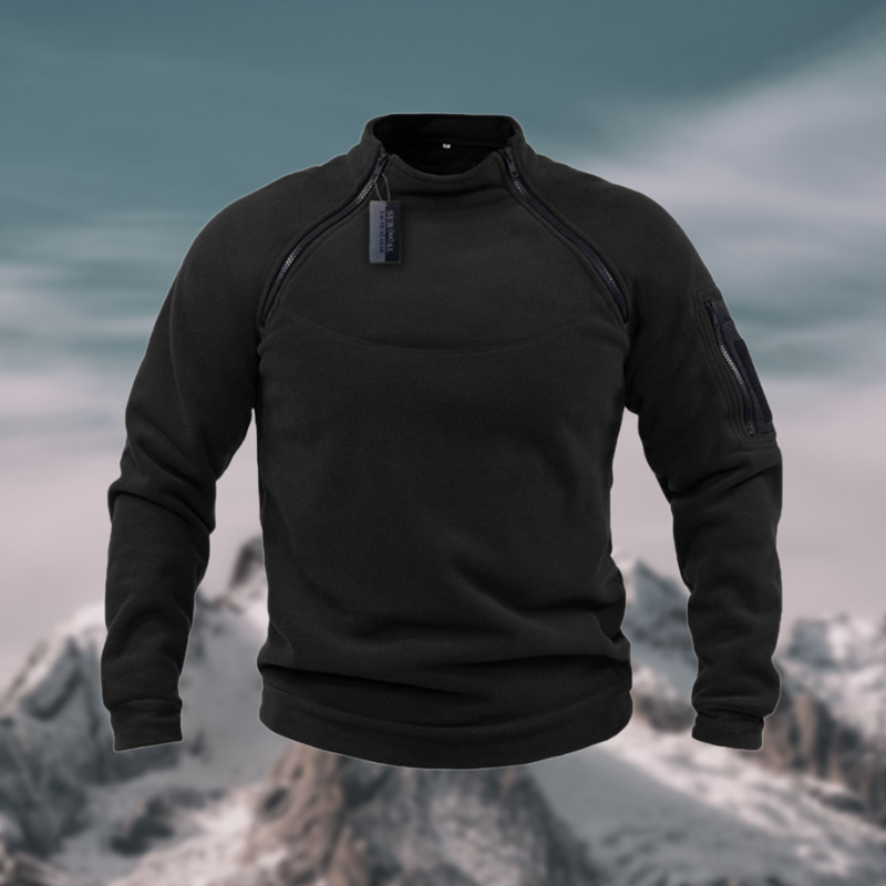 Parker Pull Polaire Tactique Pour Homme Avec Chaleur Légère Tissu Résistant Au Vent Et Poche Tactique