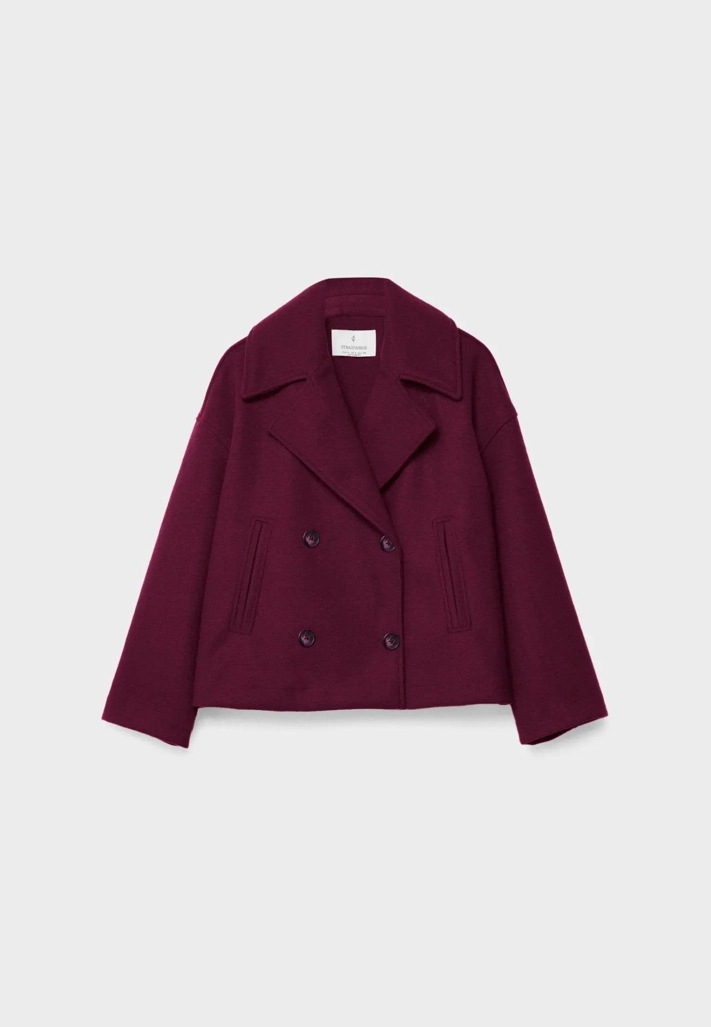 Veste Courte D Hiver À Double Boutonnage Pour Femmes Chic Et Chaude Idéale Pour Temps Froid Et Quotidien