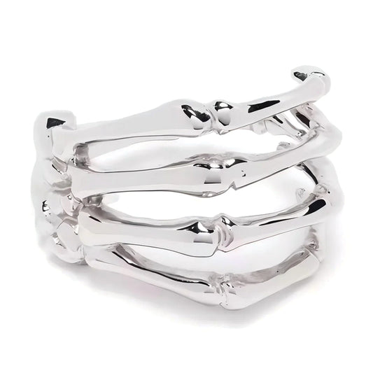 Silver Ghost Claw Bracelet - Amawinc