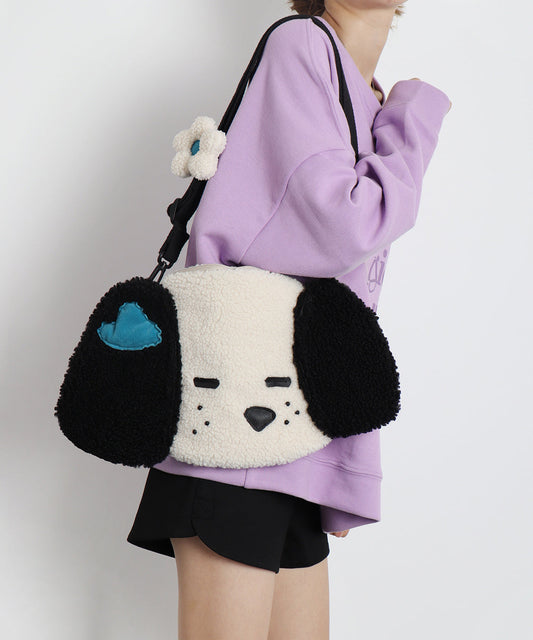 Sac à message en fourrure duveteuse Litter Gog mignon - Amawinc