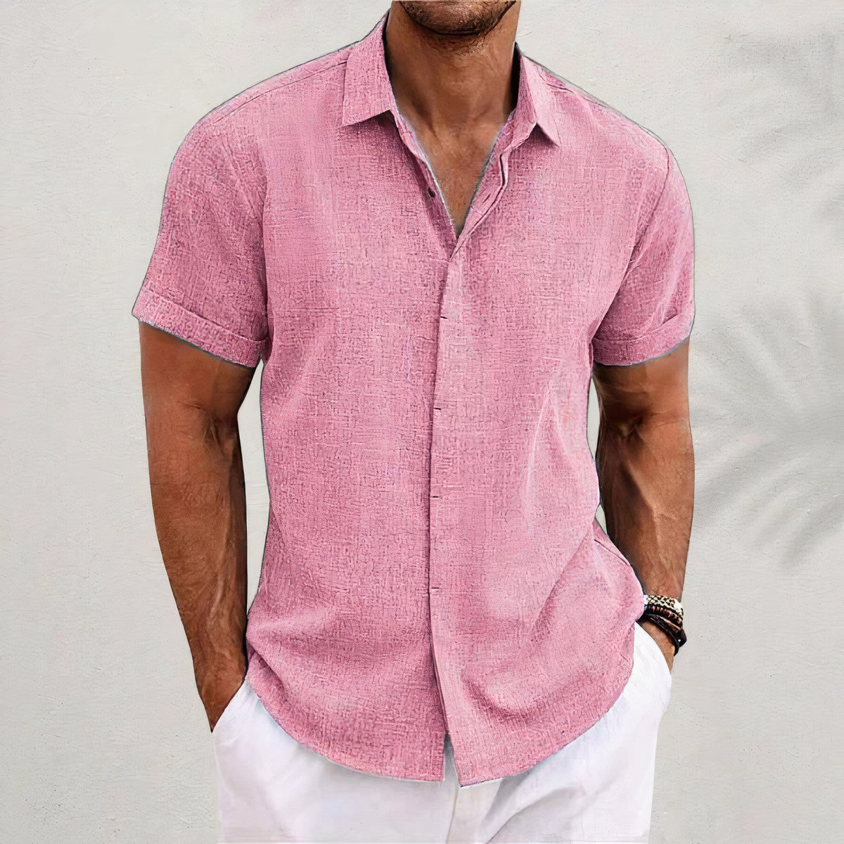 Davian Retro Linen Shirt