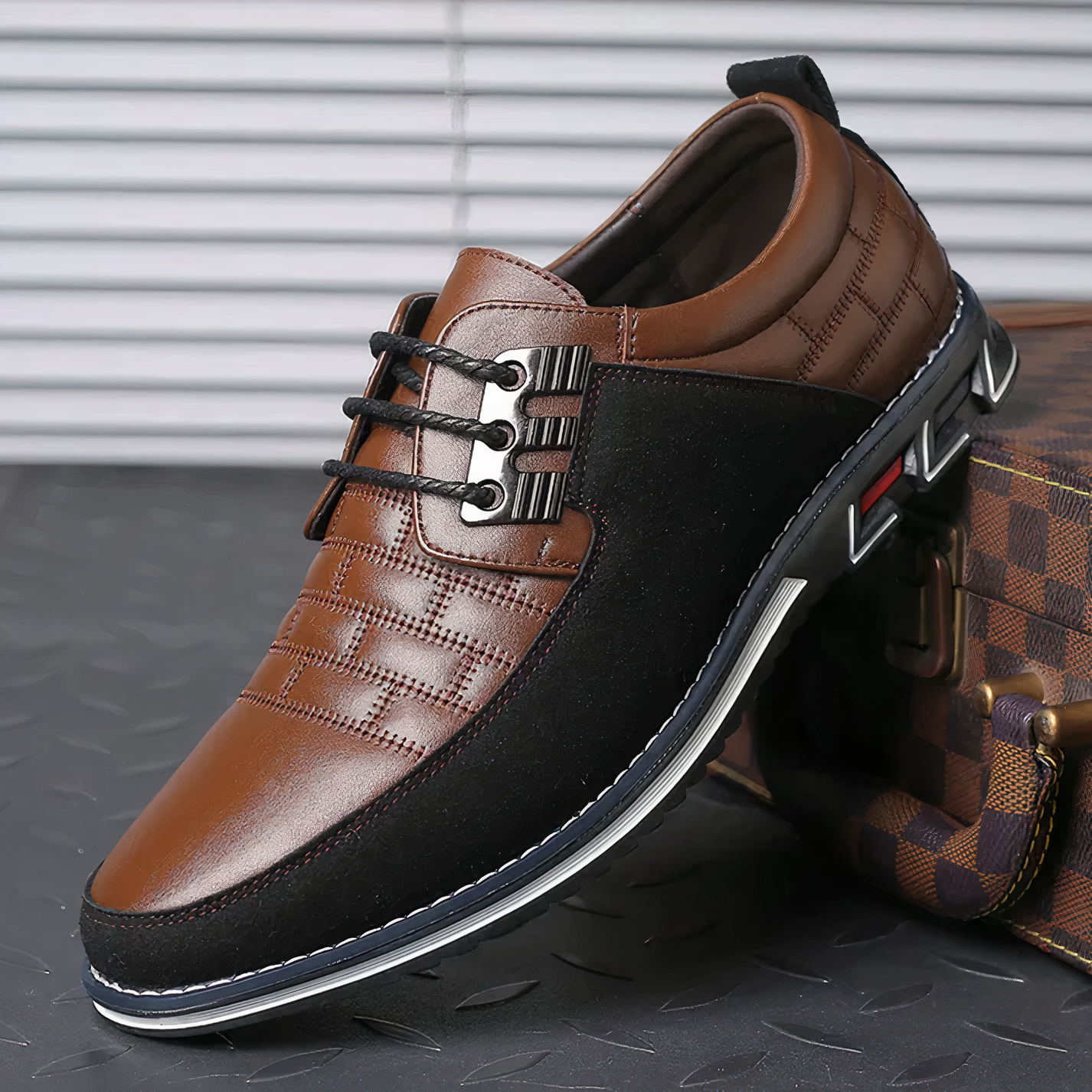 Edle, bequeme Herren-Business-Schnürschuhe