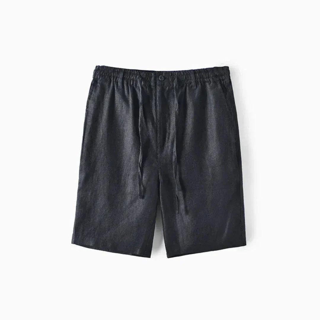 Shorts Décontractés En Lin À Cordon Pour Homme Léger Et Respirant Été Plage Amawinc Dale