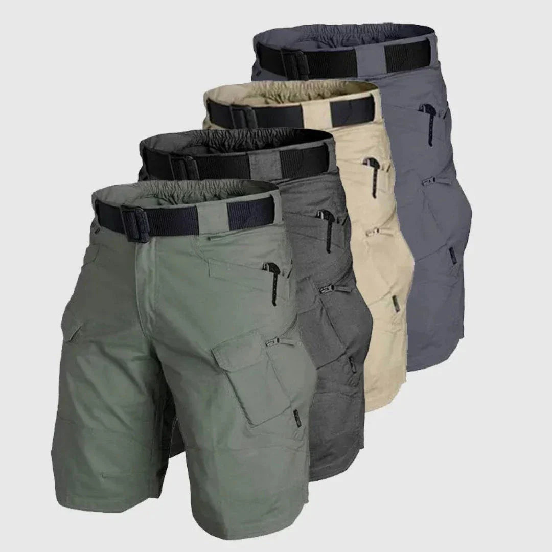 Shorts Cargo Tactiques Pour Hommes Avec Poches Multiples Design Durable Respirant En Mélange Coton Polyester Voyage