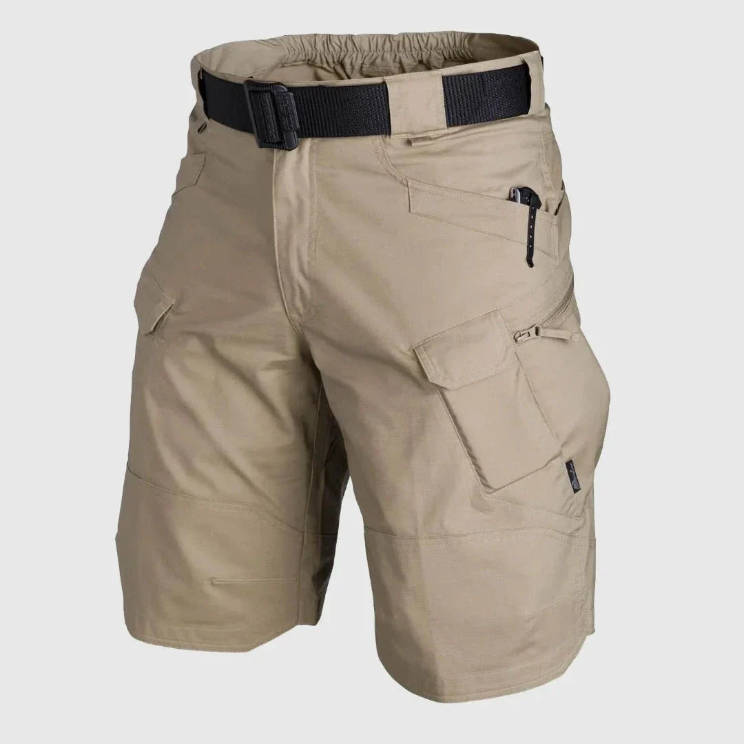 Shorts Cargo Tactiques Pour Hommes Avec Poches Multiples Design Durable Respirant En Mélange Coton Polyester Voyage