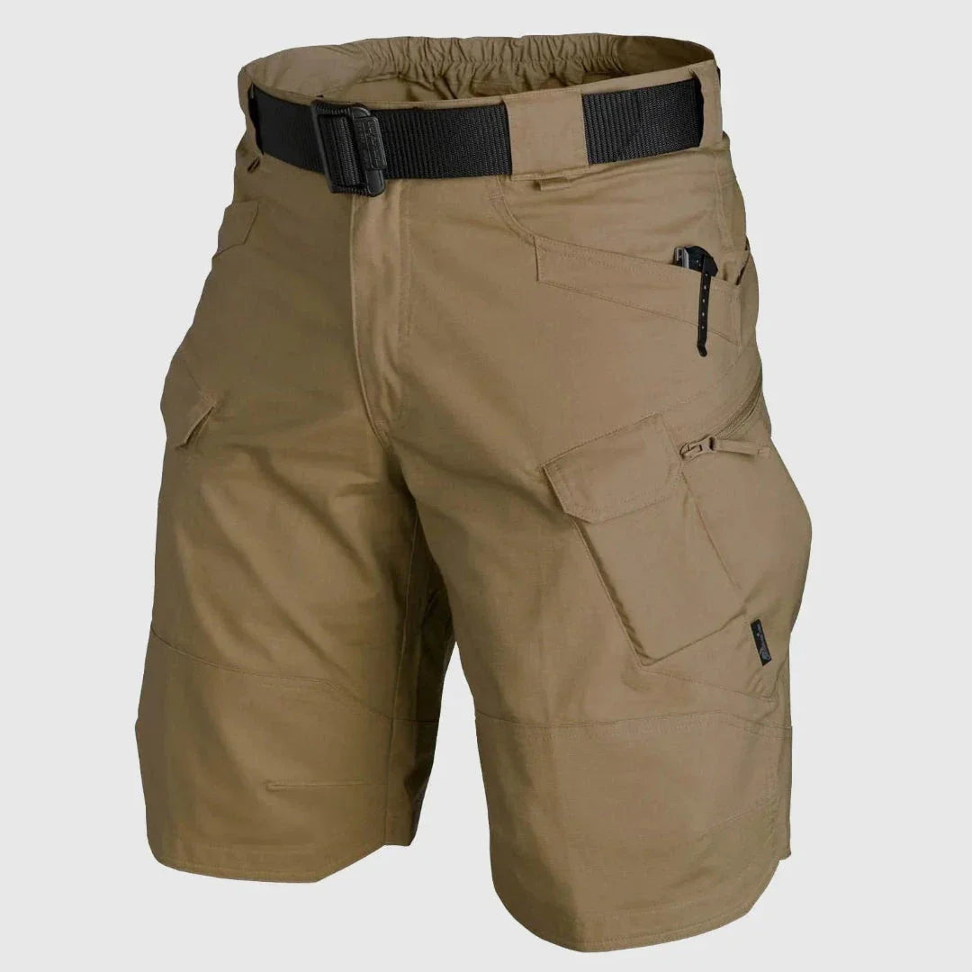 Shorts Cargo Tactiques Pour Hommes Avec Poches Multiples Design Durable Respirant En Mélange Coton Polyester Voyage