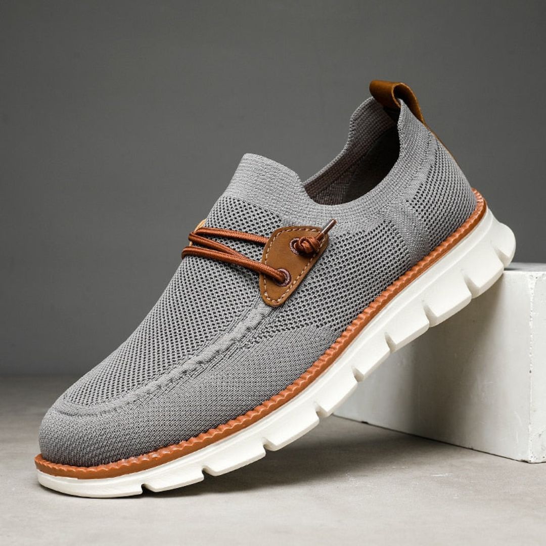 Baskets Dante Hybrides En Maille Pour Homme Légères Respirantes Avec Empeigne En Maille Et Accent En Cuir