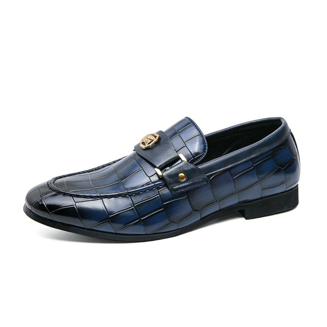 Mocassins Dante Luxe Imprimé Crocodile Pour Hommes Professionnels Confort Quotidien Amawinc