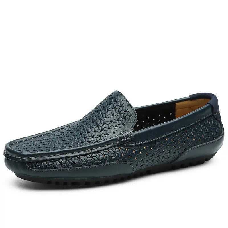 Mocassins En Cuir Plein Grain Amawinc Style Intemporel Confort Quotidien Polyvalents Pour Tenues Formelles