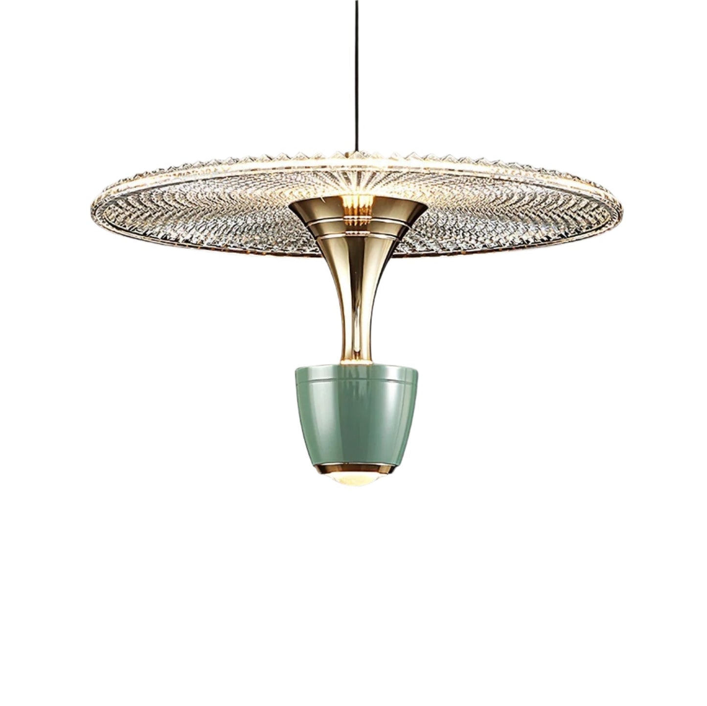 Moderne LED-Deckenleuchte, Scheibenform
