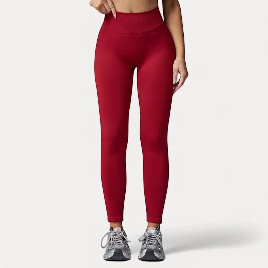 Leggings À Séchage Rapide Taille Haute Effet Sculptant Sans Couture Confort Tout Le Jour Fessier Liftant