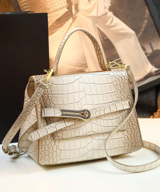 Sacs à main élégants et polyvalents à bandoulière pour femmes, motif alligator dégradé de couleurs - Amawinc