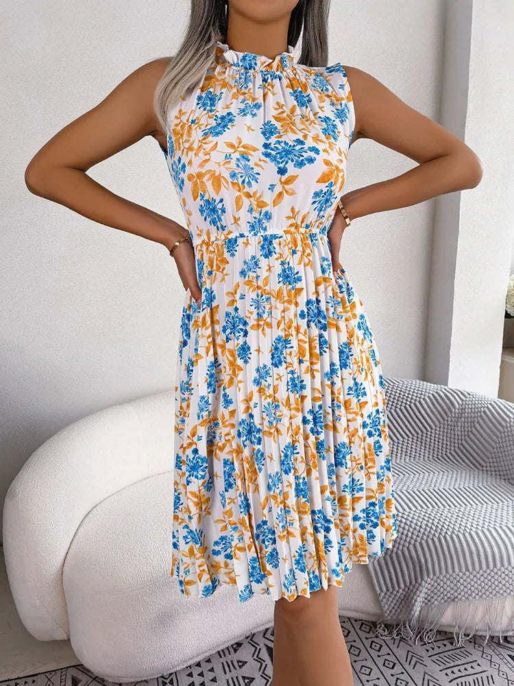 Elegantes Midikleid mit Faltenmuster in Julia-Design