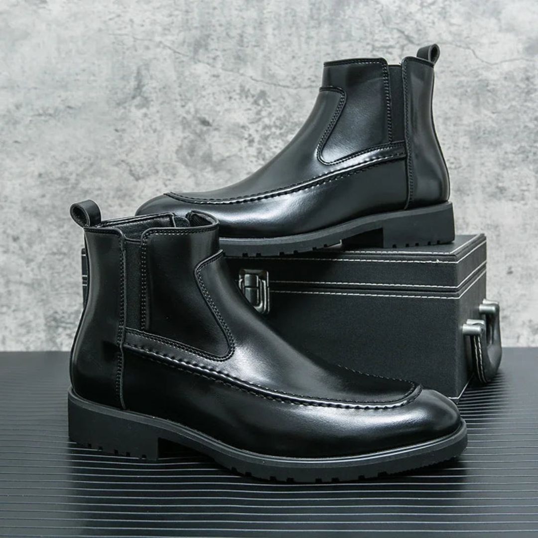 Bottes Chelsea Emiliano Elite Pour Homme Waylynn Cuir Premium Haut de Gamme Pour Tenue Formelle et Affaires