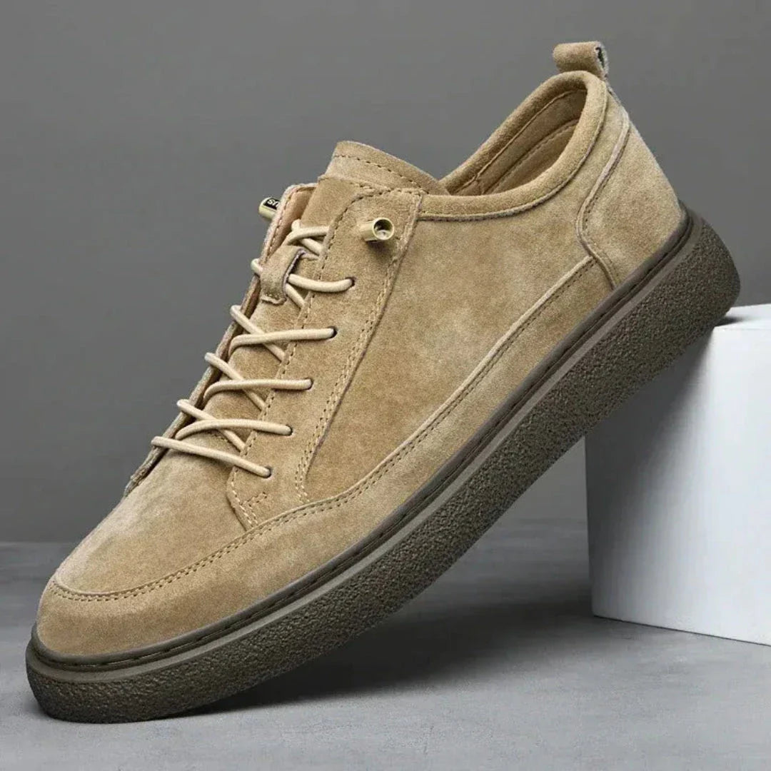Baskets En Suède Eric Classic Pour Homme Confort Rembourré Semelle En Caoutchouc Durable Style Smart Casual Amawinc