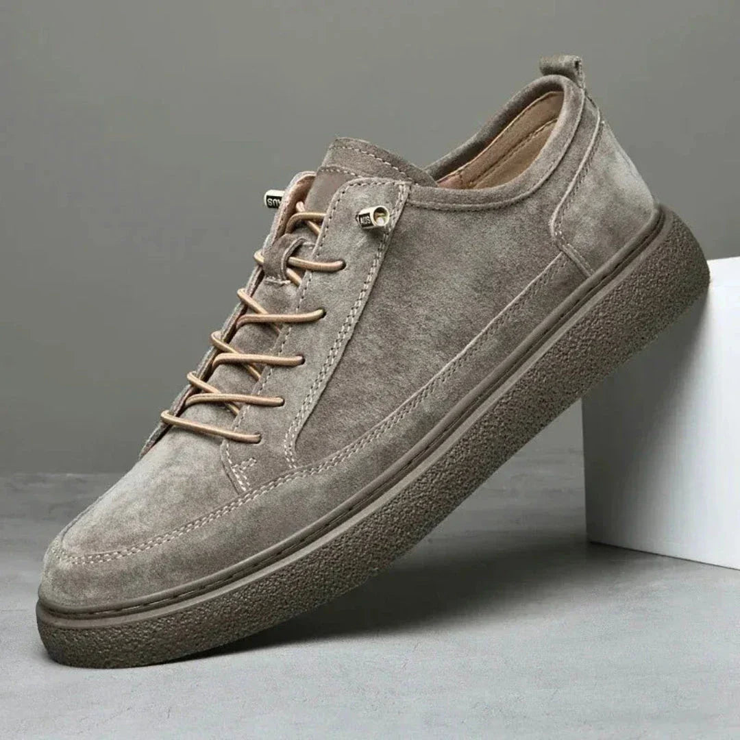 Baskets En Suède Eric Classic Pour Homme Confort Rembourré Semelle En Caoutchouc Durable Style Smart Casual Amawinc