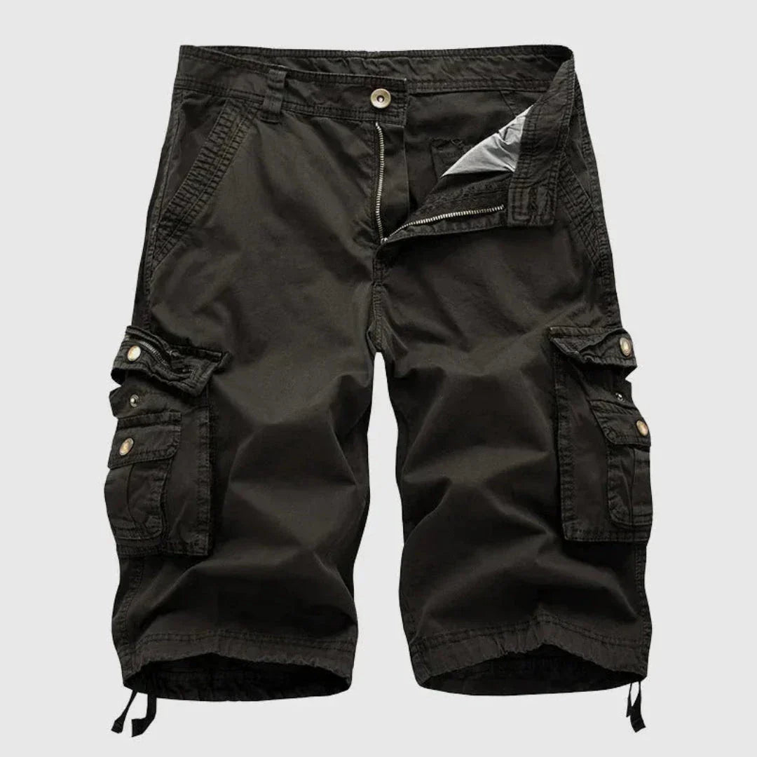 Shorts Cargo Homme Ernest À Poches Multiples En Coton Durable Et Respirant Coupe Décontractée Pour Aventure Estivale
