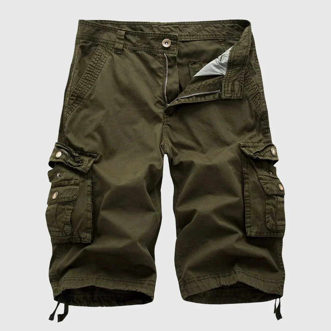 Shorts Cargo Homme Ernest À Poches Multiples En Coton Durable Et Respirant Coupe Décontractée Pour Aventure Estivale
