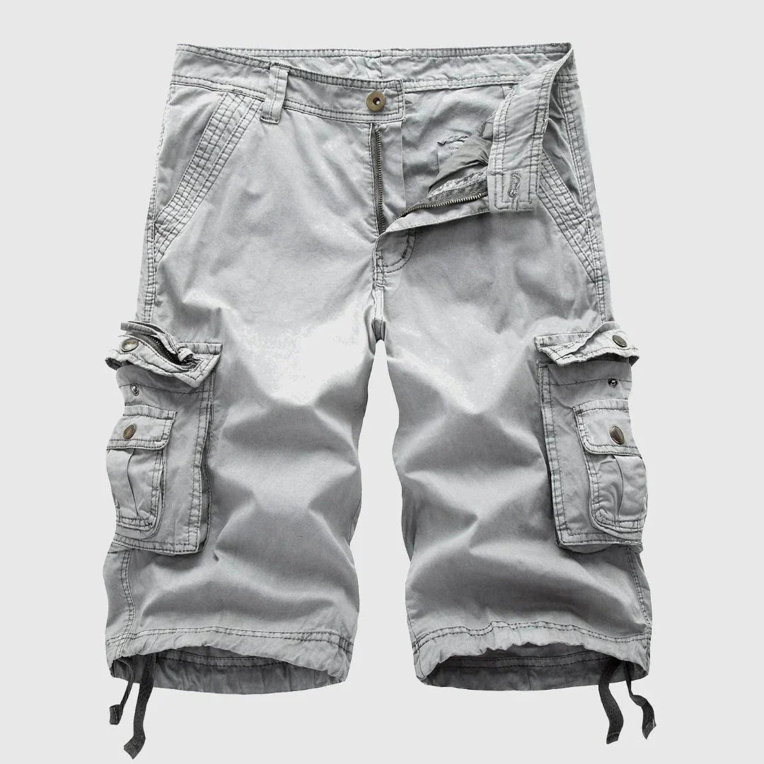 Shorts Cargo Homme Ernest À Poches Multiples En Coton Durable Et Respirant Coupe Décontractée Pour Aventure Estivale