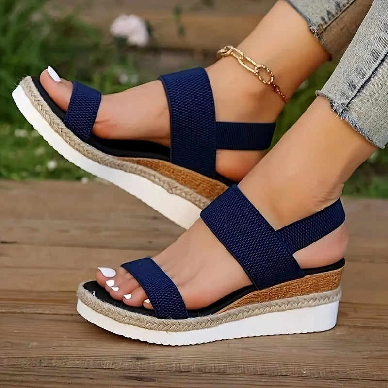 Sandales Espadrilles A Talon Pour Femmes Amawinc Chic Et Confortables Pour Ete Pour Mode Quotidienne Plage Vacances