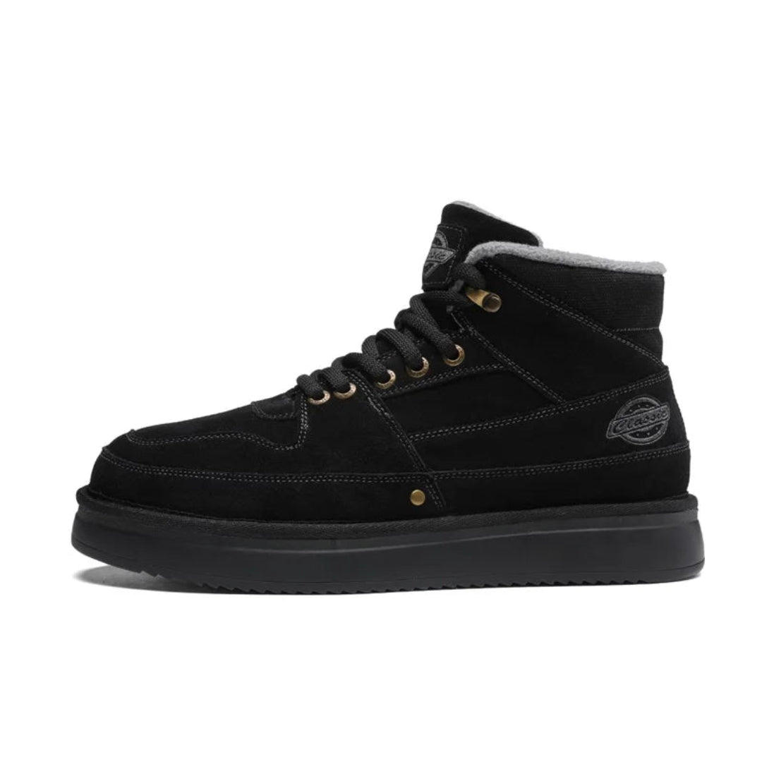 Bottes Hautes En Cuir Robustes Pour Hiver Avec Doublure Fourrure Ultra Confort Optionnelle